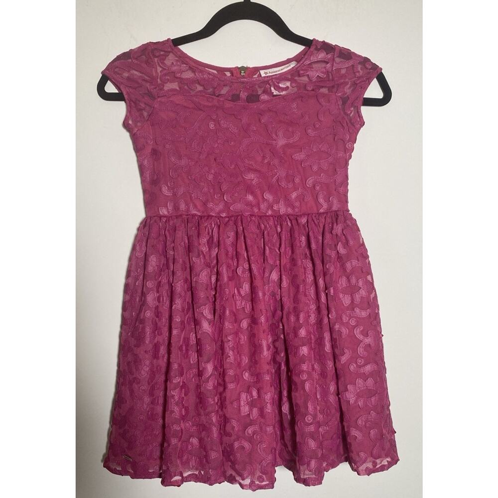 American Girl Merry Magenta children’s dress size 7 Missing Belt